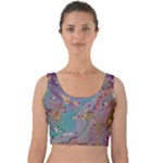 My Pour Cup Painting CBDOilPrincess E675363f-9066-4fc0-b5e7-9ca642760b58 Velvet Crop Top