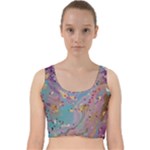 My Pour Cup Painting CBDOilPrincess E675363f-9066-4fc0-b5e7-9ca642760b58 Velvet Racer Back Crop Top