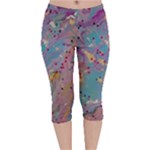 My Pour Cup Painting CBDOilPrincess E675363f-9066-4fc0-b5e7-9ca642760b58 Velvet Capri Leggings 