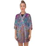 My Pour Cup Painting CBDOilPrincess E675363f-9066-4fc0-b5e7-9ca642760b58 Half Sleeve Chiffon Kimono