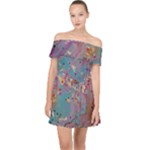 My Pour Cup Painting CBDOilPrincess E675363f-9066-4fc0-b5e7-9ca642760b58 Off Shoulder Chiffon Dress