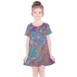 My Pour Cup Painting CBDOilPrincess E675363f-9066-4fc0-b5e7-9ca642760b58 Kids  Simple Cotton Dress