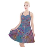 My Pour Cup Painting CBDOilPrincess E675363f-9066-4fc0-b5e7-9ca642760b58 Halter Party Swing Dress 