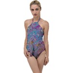 My Pour Cup Painting CBDOilPrincess E675363f-9066-4fc0-b5e7-9ca642760b58 Go with the Flow One Piece Swimsuit
