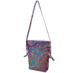 My Pour Cup Painting CBDOilPrincess E675363f-9066-4fc0-b5e7-9ca642760b58 Folding Shoulder Bag