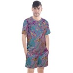My Pour Cup Painting CBDOilPrincess E675363f-9066-4fc0-b5e7-9ca642760b58 Men s Mesh Tee and Shorts Set