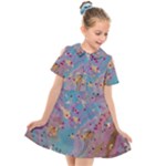 My Pour Cup Painting CBDOilPrincess E675363f-9066-4fc0-b5e7-9ca642760b58 Kids  Short Sleeve Shirt Dress