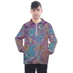 My Pour Cup Painting CBDOilPrincess E675363f-9066-4fc0-b5e7-9ca642760b58 Men s Half Zip Pullover