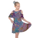 My Pour Cup Painting CBDOilPrincess E675363f-9066-4fc0-b5e7-9ca642760b58 Kids  Shoulder Cutout Chiffon Dress