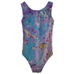 My Pour Cup Painting CBDOilPrincess E675363f-9066-4fc0-b5e7-9ca642760b58 Kids  Cut-Out Back One Piece Swimsuit
