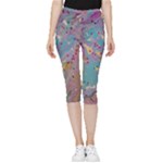 My Pour Cup Painting CBDOilPrincess E675363f-9066-4fc0-b5e7-9ca642760b58 Inside Out Lightweight Velour Capri Leggings 