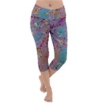 My Pour Cup Painting CBDOilPrincess E675363f-9066-4fc0-b5e7-9ca642760b58 Lightweight Velour Capri Yoga Leggings