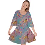My Pour Cup Painting CBDOilPrincess E675363f-9066-4fc0-b5e7-9ca642760b58 Velour Kimono Dress