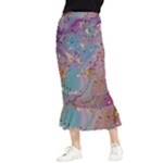 My Pour Cup Painting CBDOilPrincess E675363f-9066-4fc0-b5e7-9ca642760b58 Maxi Fishtail Chiffon Skirt