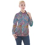 My Pour Cup Painting CBDOilPrincess E675363f-9066-4fc0-b5e7-9ca642760b58 Women s Long Sleeve Pocket Shirt