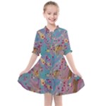 My Pour Cup Painting CBDOilPrincess E675363f-9066-4fc0-b5e7-9ca642760b58 Kids  All Frills Chiffon Dress