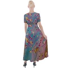 Button Up Short Sleeve Maxi Dress 