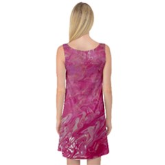 Sleeveless Satin Nightdress Back Sleeveless Satin Nightdress Back