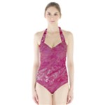 My Pour Cup Painting CBDOilPrincess 5ccf1e57-fc80-4e9f-bf46-a93057c672a9 Halter Swimsuit