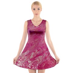 V-Neck Sleeveless Dress 