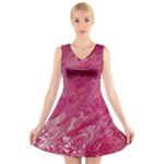 My Pour Cup Painting CBDOilPrincess 5ccf1e57-fc80-4e9f-bf46-a93057c672a9 V-Neck Sleeveless Dress