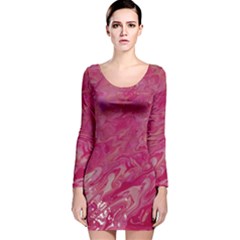Long Sleeve Velvet Bodycon Dress 