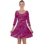 My Pour Cup Painting CBDOilPrincess 5ccf1e57-fc80-4e9f-bf46-a93057c672a9 Quarter Sleeve Skater Dress