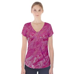 Short Sleeve Front Detail Top 