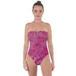 My Pour Cup Painting CBDOilPrincess 5ccf1e57-fc80-4e9f-bf46-a93057c672a9 Tie Back One Piece Swimsuit