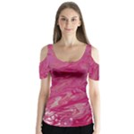 My Pour Cup Painting CBDOilPrincess 5ccf1e57-fc80-4e9f-bf46-a93057c672a9 Butterfly Sleeve Cutout Tee 
