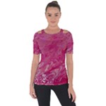 My Pour Cup Painting CBDOilPrincess 5ccf1e57-fc80-4e9f-bf46-a93057c672a9 Shoulder Cut Out Short Sleeve Top