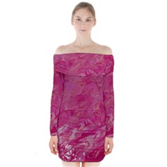 Long Sleeve Off Shoulder Dress 