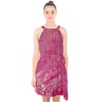 My Pour Cup Painting CBDOilPrincess 5ccf1e57-fc80-4e9f-bf46-a93057c672a9 Halter Collar Waist Tie Chiffon Dress