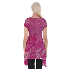 Short Sleeve Side Drop Tunic 