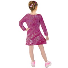 Kids  Long Sleeve Velvet Dress 