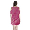 Shoulder Cutout Velvet One Piece 