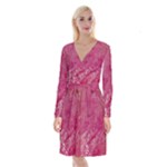My Pour Cup Painting CBDOilPrincess 5ccf1e57-fc80-4e9f-bf46-a93057c672a9 Long Sleeve Velvet Front Wrap Dress