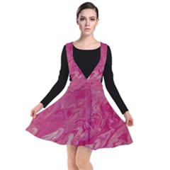 Plunge Pinafore Dress 