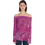My Pour Cup Painting CBDOilPrincess 5ccf1e57-fc80-4e9f-bf46-a93057c672a9 Off Shoulder Long Sleeve Top