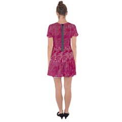 Drop Hem Mini Chiffon Dress 