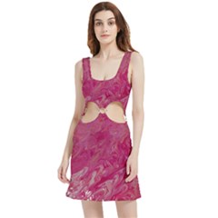 Velour Cutout Dress 