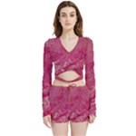 My Pour Cup Painting CBDOilPrincess 5ccf1e57-fc80-4e9f-bf46-a93057c672a9 Velvet Wrap Crop Top and Shorts Set