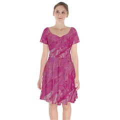 Short Sleeve Bardot Dress 