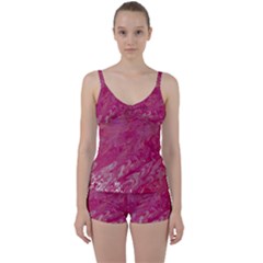 Tie Front Two Piece Tankini 