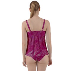 Twist Front Tankini Set 