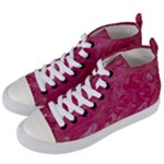 My Pour Cup Painting CBDOilPrincess 5ccf1e57-fc80-4e9f-bf46-a93057c672a9 Women s Mid-Top Canvas Sneakers