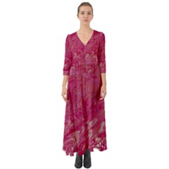 Button Up Boho Maxi Dress 