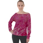 My Pour Cup Painting CBDOilPrincess 5ccf1e57-fc80-4e9f-bf46-a93057c672a9 Off Shoulder Long Sleeve Velour Top