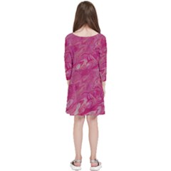 Kids  Quarter Sleeve Skater Dress 