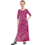 My Pour Cup Painting CBDOilPrincess 5ccf1e57-fc80-4e9f-bf46-a93057c672a9 Kids  Quarter Sleeve Maxi Dress
